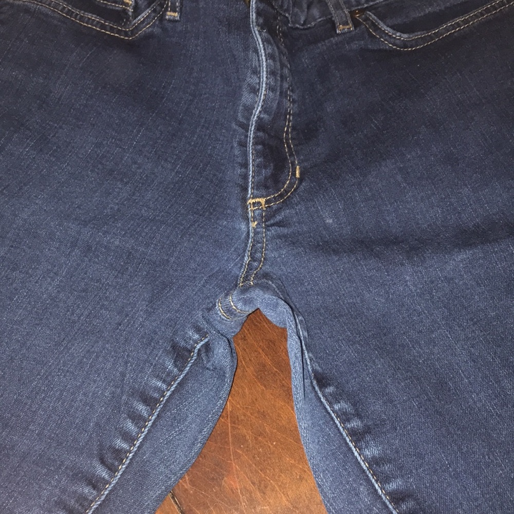 Eddie Bauer Women’s Jeans 12L Truly Straight Leg Dark Denim Wash - Picture 9 of 13